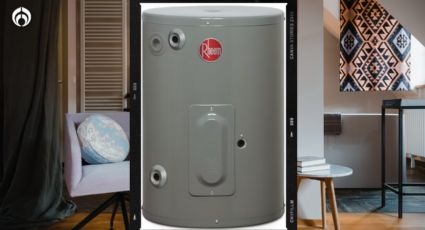 Coppel remata calentador eléctrico Rheem de 38 litros y 220v, que es "el más seguro del mercado"