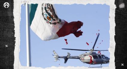 Helicóptero corta cacho de la Bandera de México; no hubo lesionados (VIDEO)