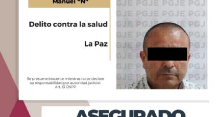 Detienen con presunta metanfetamina y cocaína a funcionario de BCS