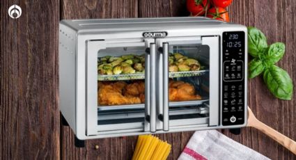 Walmart deja a precio de ganga este horno tostador de acero inoxidable con pantalla táctil