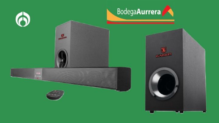 Bodega Aurrera vende ‘regalada’ esta barra de sonido Kaiser con subwoofer y super potencia