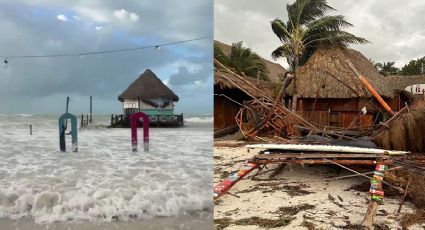 Frente frío deja huella en Holbox: gobierno analiza ocupar seguro de desastres naturales