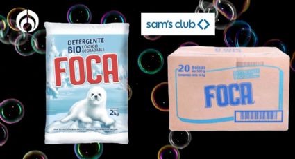 Sam’s Club vende muy barata una caja de 10 kilos de jabón en polvo Foca