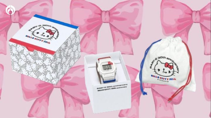 50 años de Hello Kitty: Casio lanza reloj edición especial resistente a los impactos a un precio único