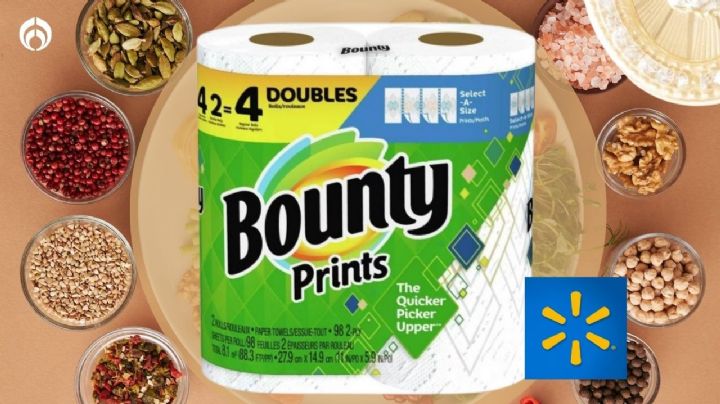 Walmart tiene baratísimas las servitoallas Bounty, las mejores y más resistentes según Profeco