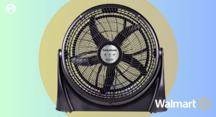 Walmart aplica descuentazo a ventilador de piso Taurus con 30% más flujo de aire y no hace ruido