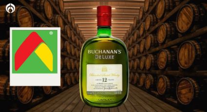 Bodega Aurrera vende casi regalada la botella de 1l de whisky Buchanan's Deluxe 12