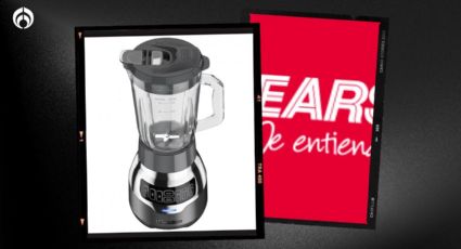 Sears remata licuadora silenciosa con vaso de vidrio y capaz de triturar hielo