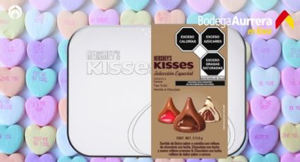 Bodega Aurrera remata surtido de chocolates Hershey's Kisses perfecto para San Valentín