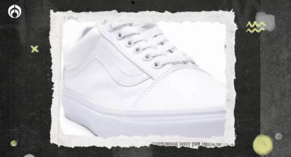 Aurrera rebaja tenis Vans old skool blancos que van con todo tipo de ropa