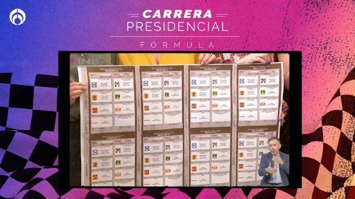 (FOTO) Así es la boleta presidencial para las elecciones 2024