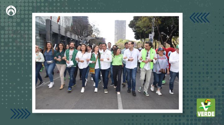 Partido Verde reitera su apoyo contundente a la candidatura presidencial de Claudia Sheinbaum