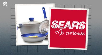 Sears: kit de sartenes Tefal antiadherentes con cubierta de zafiro ¡están a mitad de precio!