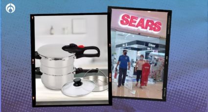 Sears: set de dos ollas de presión más vaporera de acero está a un precio ‘de locura’