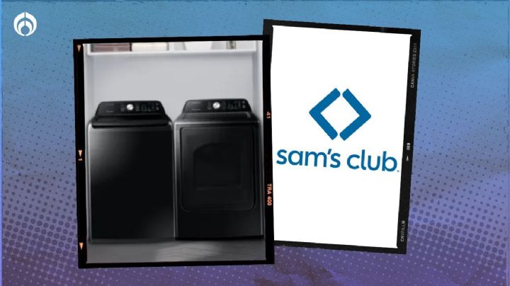 Sam’s Club remata lavadora Samsung más secadora con función antiarrugas