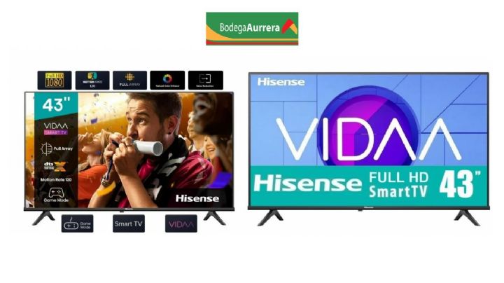 Bodega Aurrera tiene en menos de 5 mil pesitos esta pantalla Hisense Full HD de 43”