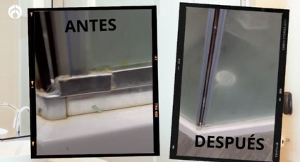 Cómo limpiar las puertas de aluminio del baño con solo dos ingredientes