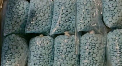 Incautan 180 mil pastillas de fentanilo escondidas en camión de pasajeros en Sonora