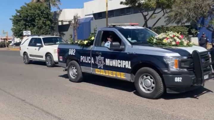 Despiden con honores a mujer policía en Ciudad Obregón