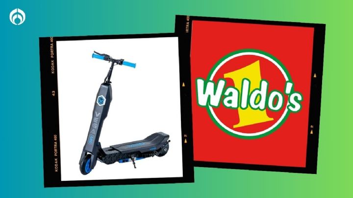 Waldo's: El scooter eléctrico 2 en 1 (también es bici) que tiene un gran descuento