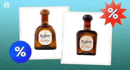 Diferencia entre el tequila Don Julio añejo y el reposado que Bodega Aurrera en remate al 3x2