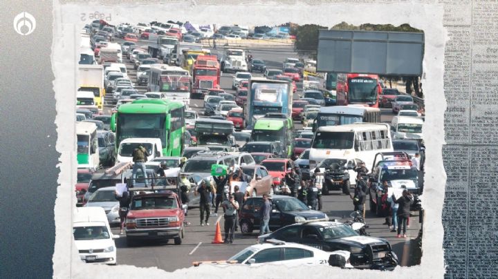 Bloquean autopista México-Pachuca: se manifiestan por la desaparición de una joven de 15 años