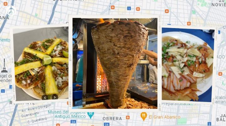 Estos son los mejores taquitos al pastor del centro de la CDMX, según Google Maps