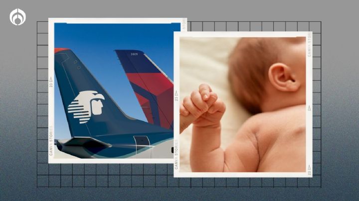 La cigüeña en las alturas: nace bebé en pleno vuelo de Aeroméxico