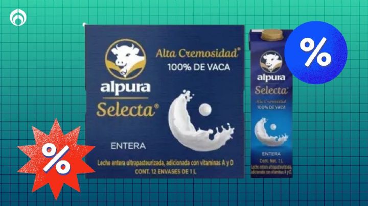 SocioFest de Sam's Club: Remata la caja de 12 piezas de leche Alpura Premium super cremosita