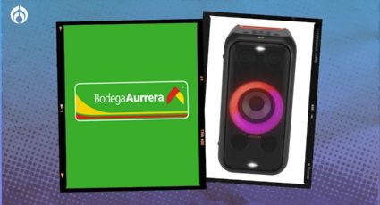 Bodega Aurrera remata bocina portátil LG con potente sonido, karaoke y 12 horas de batería