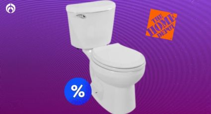 Aprovecha el remate en Home Depot: taza de baño ahorradora para espacios chicos a precio increíble