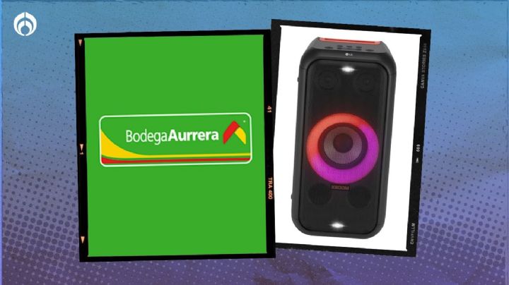 Bodega Aurrera remata bocina portátil LG con potente sonido, karaoke y 12 horas de batería