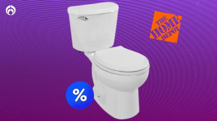 Aprovecha el remate en Home Depot: taza de baño ahorradora para espacios chicos a precio increíble