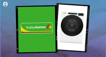 Bodega Aurrera remata lavadora Whirlpool con función contra arrugas y malos olores