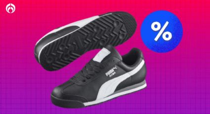 Liverpool remata tenis PUMA negros de piel casi a mitad de precio; muy cómodos y elegantes