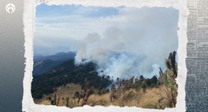 Incendio devora el Parque Nacional Izta-Popo en Amecameca (FOTOS)