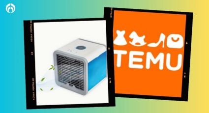 Temu tiene este mini ventilador de 3 velocidades y humificador por menos de 300 pesos