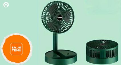 Para el calor: el ventilador silencioso que Temu está rematando con más de 70% de descuento