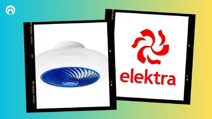 Elektra tiene una oferta relámpago en este ventilador de techo con lámpara inteligente