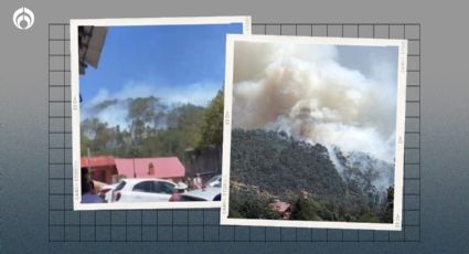 (VIDEO) Incendio en Mineral del Chico: llamas consumen el corredor de 'La Compaña'