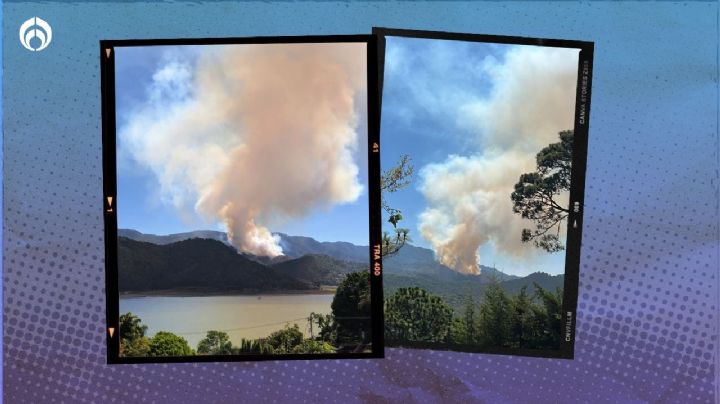 (VIDEO) Fuego en Valle de Bravo: feroz incendio afecta a San Juan Atezcapan