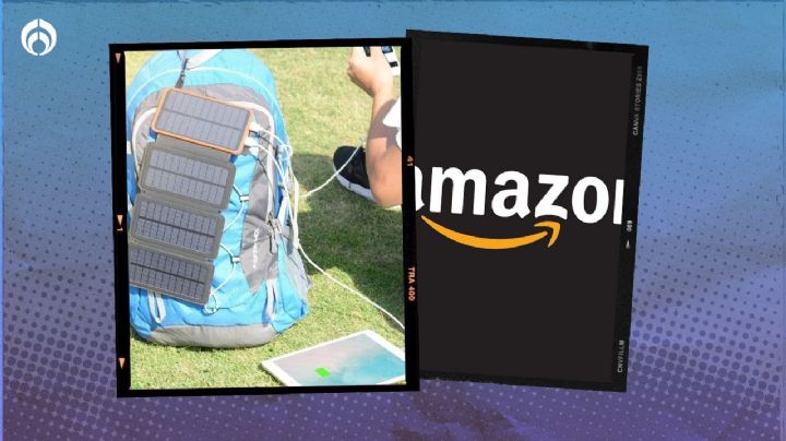 La batería portátil de energía solar para cargar tu celular, tablet y más que Amazon tiene 'regalada'