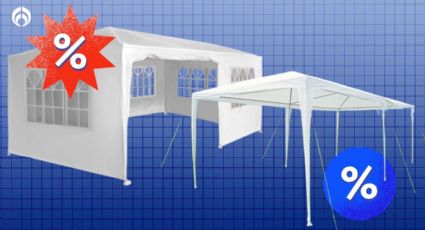 Suburbia tiene 'regalada' la carpa blanca 2 en 1 de 6x3 m con sistema de seguridad contra viento