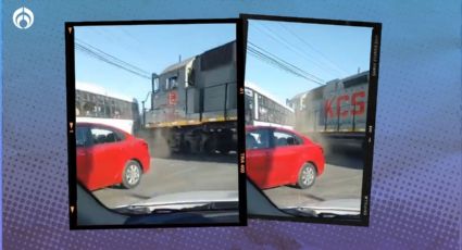 (VIDEO) Tren choca con autobús: accidente en Nuevo León deja al menos 10 heridos