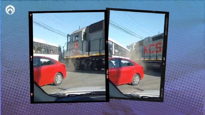 (VIDEO) Tren choca con autobús: accidente en Nuevo León deja al menos 10 heridos