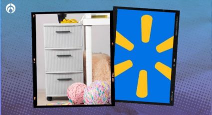 Walmart remata resistente cajonera con ruedas para moverla por toda la casa