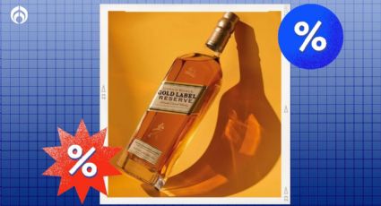 ¿Cuántos años tiene el whisky Johnnie Walker Gold Label Reserve que Bodega Aurrera está rematando?