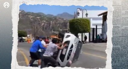 Violencia en Taxco: protestan por asesinato de niña de 8 años; voltean taxis