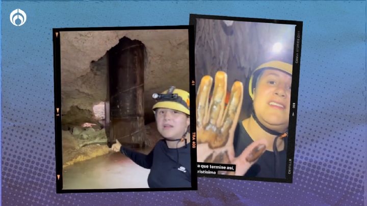 (VIDEO) Hija de Xóchitl visita tramo 5 del Tren Maya y exhibe daños a cenotes y cuevas
