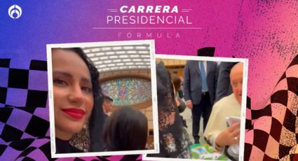 El turno de Sandra Cuevas: saluda al Papa Francisco en el Vaticano (VIDEO)